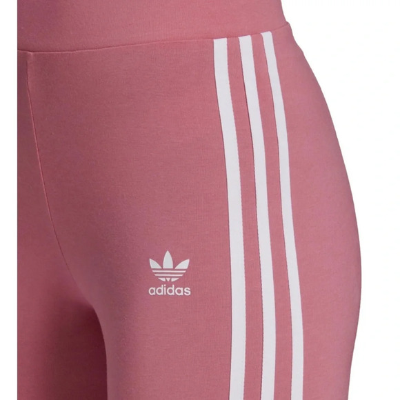 XS Adidas Three Stripes Leggings Tights - Picture 3 of 7